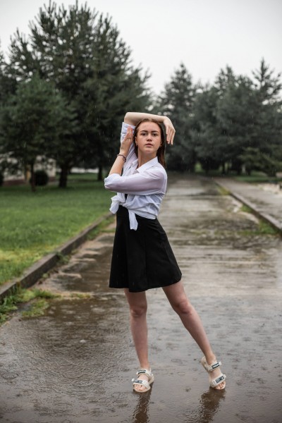 In the rain, Diana. Image #12