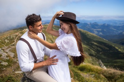 Sofia and Vasyl, Carpathians