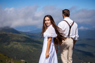 Sofia and Vasyl, Carpathians. Image #11