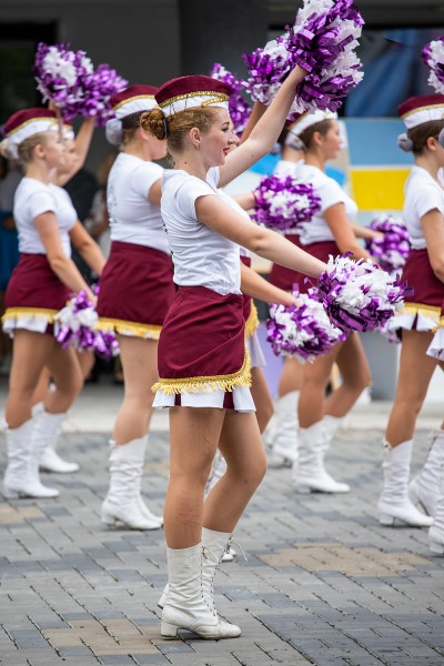 "Golden Trumpets" Orchestra and "Cheerleaders". Image #22