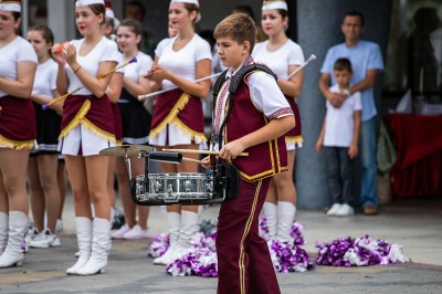 "Golden Trumpets" Orchestra and "Cheerleaders". Image #34