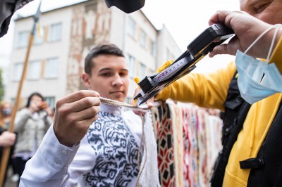 Ukraine's record - the largest embroidered towel (2021). Image #11